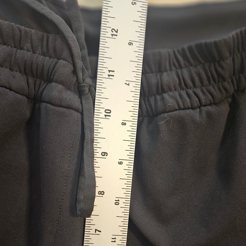 Lululemon Black Keep Moving Pull On Pants Stretch Waist Women M #753 - Picture 6 of 9